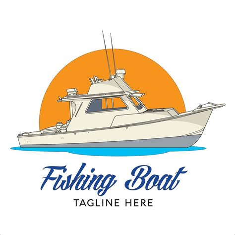 Fishing Boat Vector vector illustration logo, perfect for Boat Shop ...