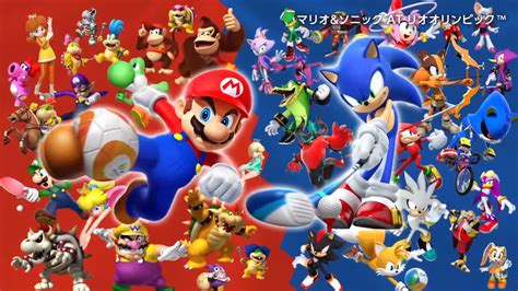 Mario and Sonic Rio 2016 Olympics ALL CHARACTERS!! by Camo221999 ...