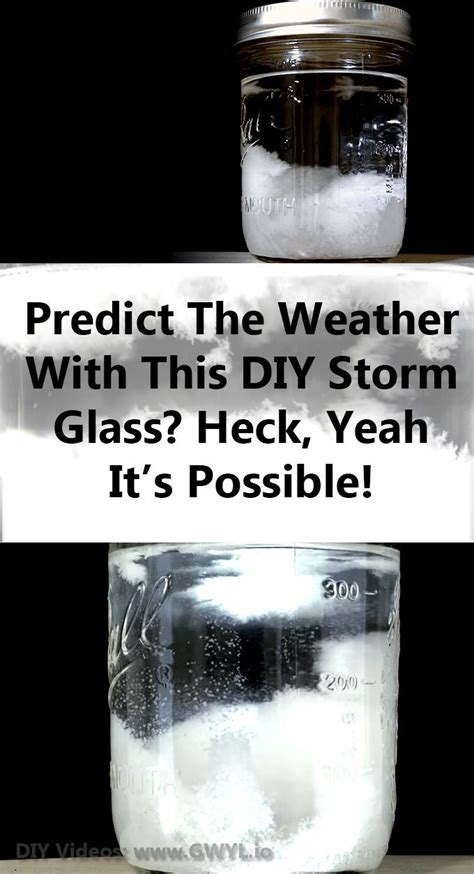 Predict The Weather With This DIY Storm Glass? - Gwyl.io | Weather ...