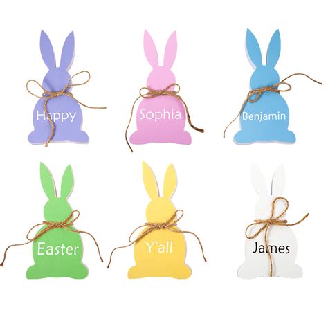 Personalized Easter Bunny Easter Decor Bunny