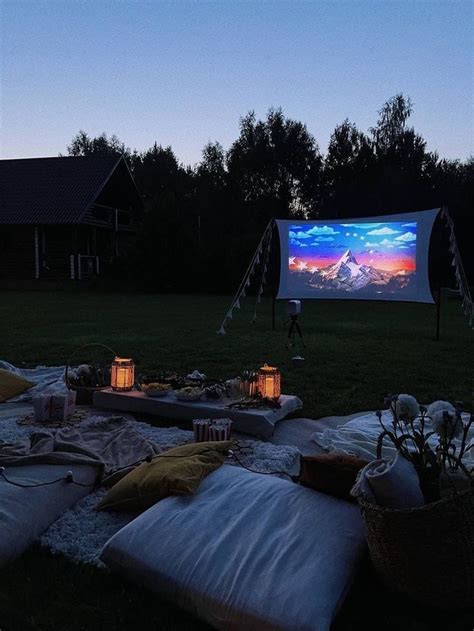 Pin by monserrat torres on make a wish | Diy backyard movie night ...