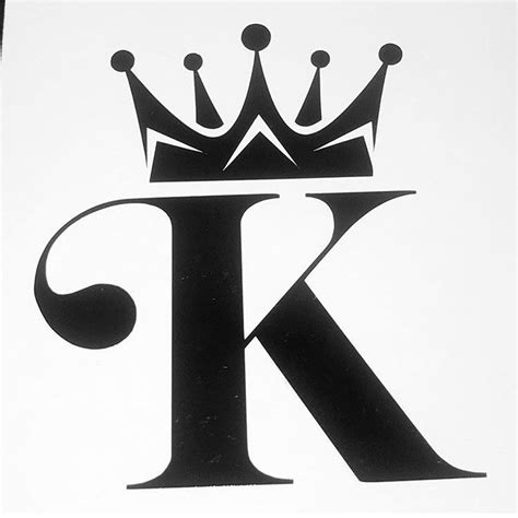 KING Crown Logo Vinyl Decal, Mug Decal, Wine Glass Decal, YETI Decal ...