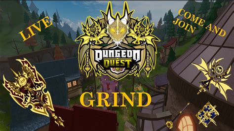 GILDED SKIES GRIND! Dungeon Quest Live - YouTube