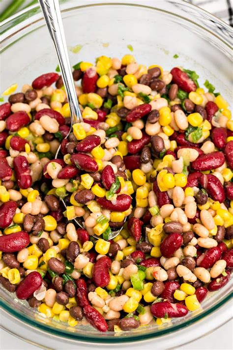 Red White and Black Bean Salad - Recipe Girl