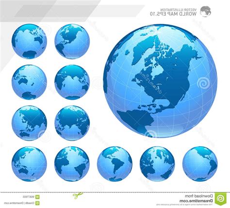 Globe Vector Image at Vectorified.com | Collection of Globe Vector ...