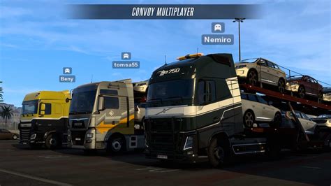 Convoy Multiplayer added to Euro Truck Simulator 2 | Traxion