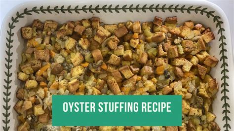 oyster stuffing recipe – 305 Hive