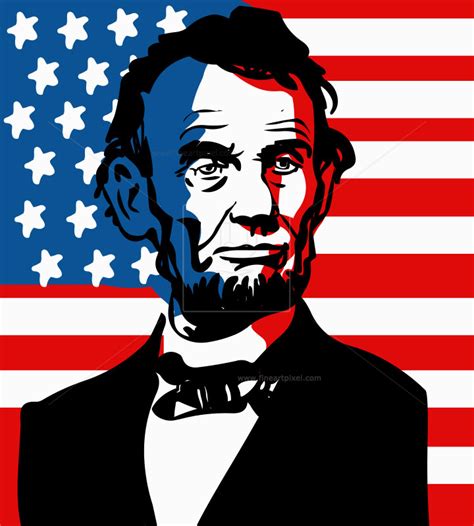 Abraham lincoln clipart illustration, Abraham lincoln illustration ...