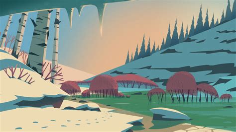 ArtStation - Animation backgrounds, Egor Afonin | Animation background ...