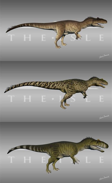 The Isle - Allosaurus Skins by LeviaDraconia | Dinosaur art, Ancient ...