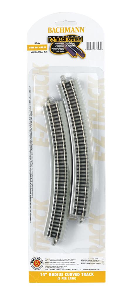 14 Radius Curved Track - N Scale [44853] - $25.50 : Bachmann Trains ...