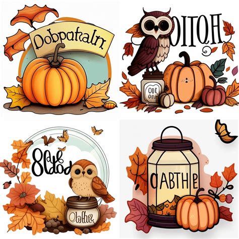 October Clipart Free – MasterBundles