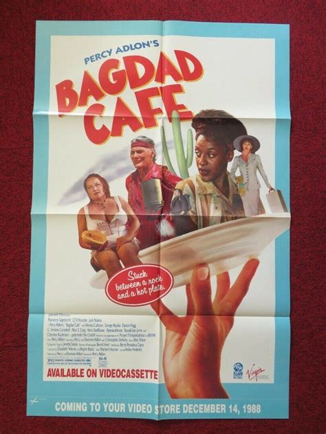 BAGDAD CAFE DOUBLE IMAGE VHS VIDEO POSTER FOLDED US ONE SHEET POSTER 1 ...