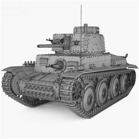 38 T Panzer 3D Model - TurboSquid 1514760