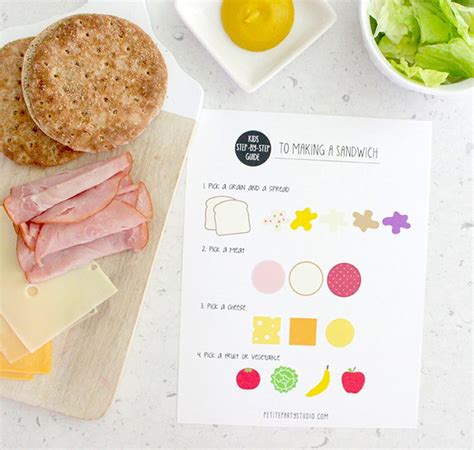 FREE Sandwich Chart Printable | Rebecca Propes Design & DIY