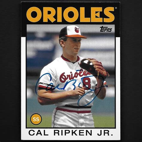 Cal Ripken Jr. Autograph Signed 2014 Topps Card 113 Orioles Nice - Etsy