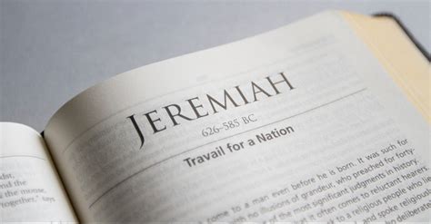 Book of Jeremiah Summary