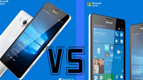 Microsoft Lumia 950 vs 950 XL - Specs Comparison Review! - YouTube