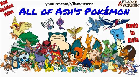 Pokemon Images: All Of Ashs Pokemon Kanto To Alola