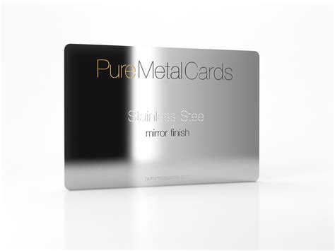 Switch to metal business cards - Pure Metal Cards