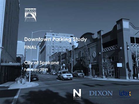 Downtown Parking Study - City of Spokane, Washington