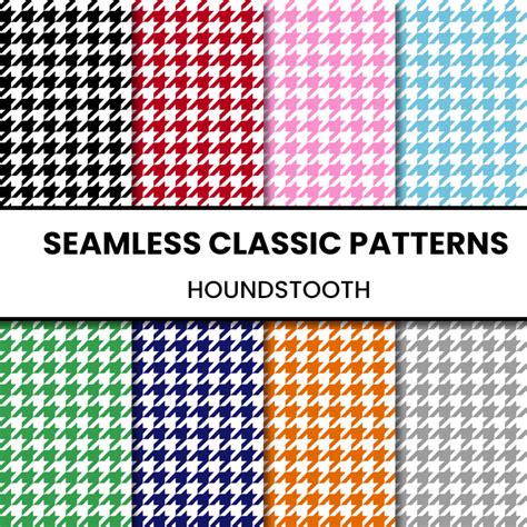 Classic Houndstooth Patterns - NoirDahlie's Ko-fi Shop - Ko-fi ️ Where ...