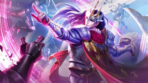 Lancelot, Floral knight, Skin, Mobile Legends, 4K, #5.819 Wallpaper