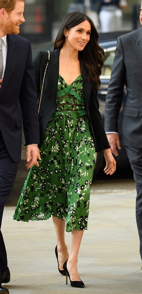 Meghan Markle Debuts a New Spring Dress and Repeats a Familiar Jacket ...