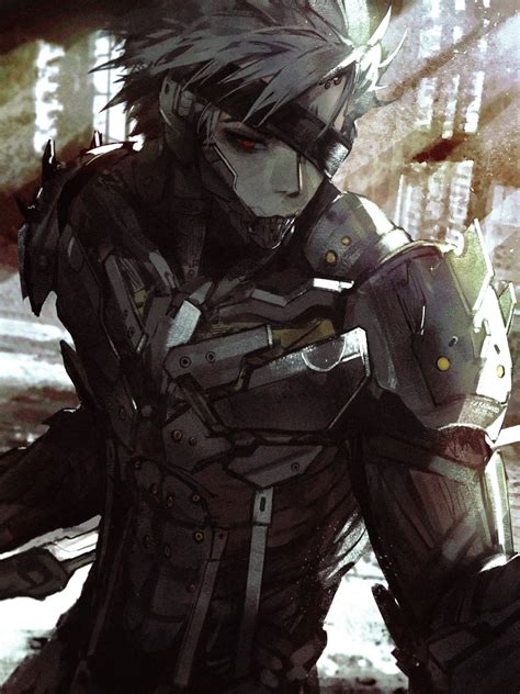 raiden (metal gear and 1 more) drawn by uglykao | Danbooru