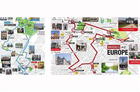 Brussels Attractions Map | FREE PDF Tourist City Tours Map Brussels 2024