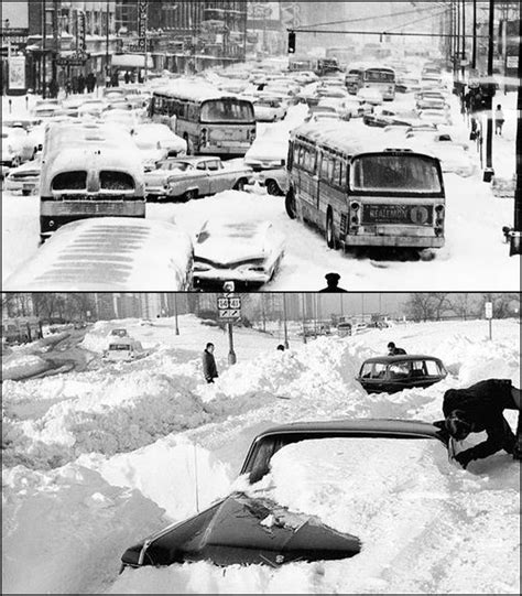 Chicago Blizzard of 1967.Only two days before, the temperature had ...