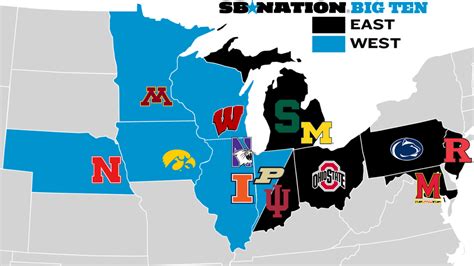 Big Ten announces new football divisional alignment - Bucky's 5th Quarter