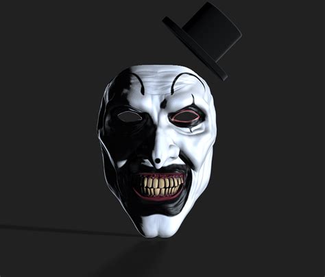 STL file Art The Clown mask (Terrifier) 🎨・3D print design to download・Cults