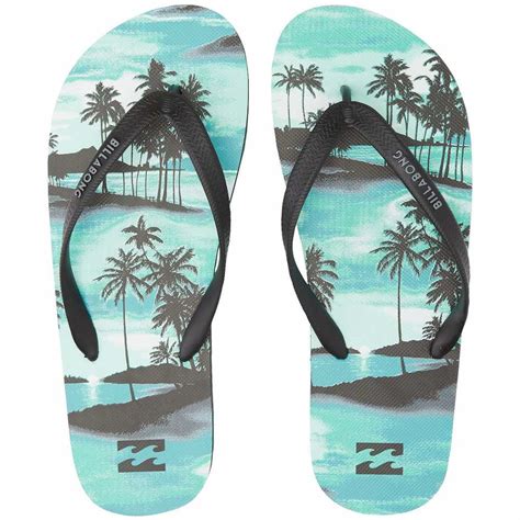 Billabong Men’s Tides Sunday Flip Flops – Aqua | Earth Wind Water