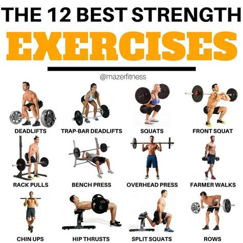 THE 12 BEST STRENGTH EXERCISES!! - Well, the best? Yeah I think these ...