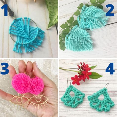 How To Make Macrame Earrings Tutorial - Crafting on the Fly