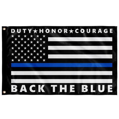 Back the Blue Flag - Version 2 – ThinBlueLineHeroes