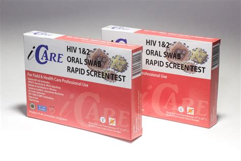 Dual Pack: 2 x iCare Rapid Oral HIV Test Kits – STD Rapid Tests