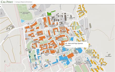 Cal Poly San Luis Obispo Campus Map - Cape May County Map