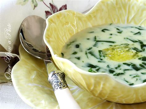 Once Upon a Plate The Recipes: Cream of Spinach Soup