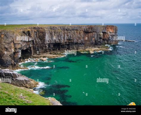 Pembrokeshire wales uk cliff cliffs coast coastal shore rocky hi-res ...