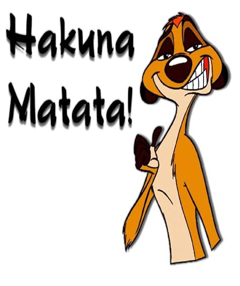 Timon And Pumbaa Hakuna Matata Cover Photo