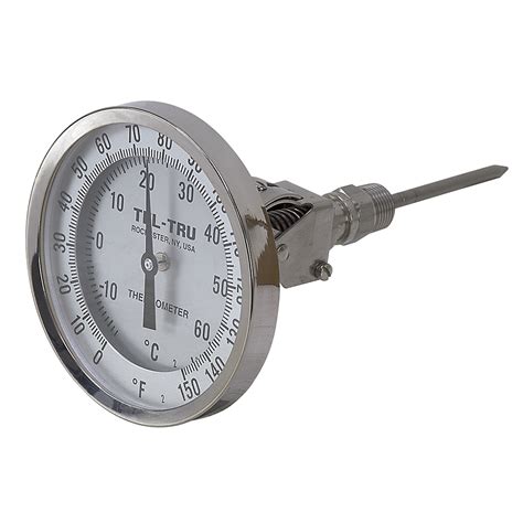 TELTRU AA575R SERIES BIMETALLIC INDUSTRIAL THERMOMETER 42100429