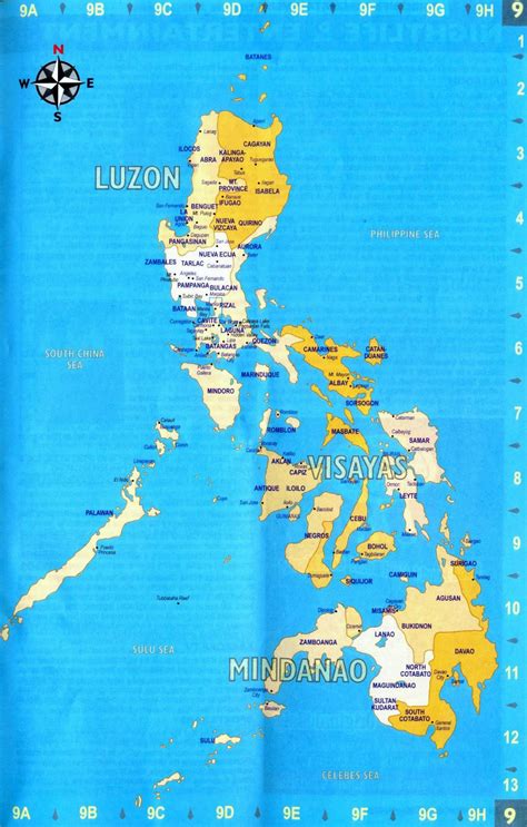 Large administrative map of Philippines with major cities | Philippines ...