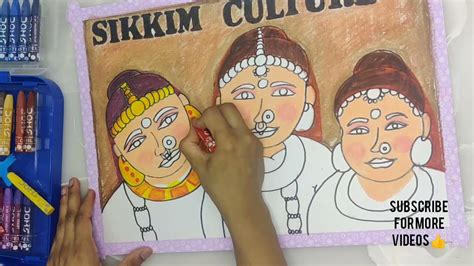 Poster on Sikkim culture / Sikkim lifestyle / CBSE art integration ...