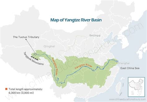 Chang Jiang River World Map