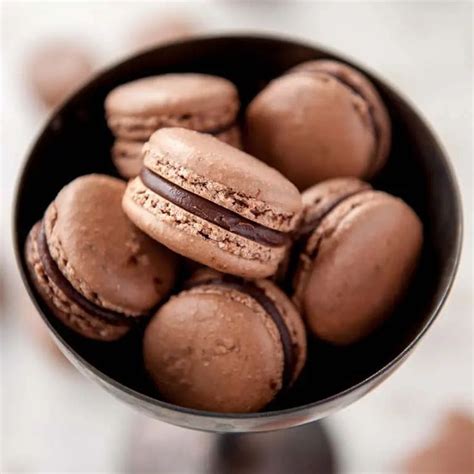 Chewy chocolate macaron recipe | Chocolate macaron, Macaron recipe ...