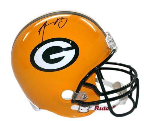 Aaron Rodgers Signed NFL Packers Replica Helmet - One Source Autographs