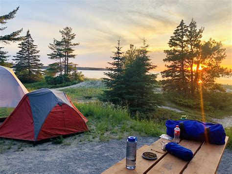 Camping at Wilderness State Park : Michigan