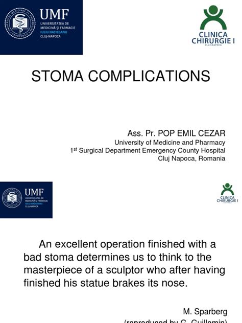 Stoma Complications | Surgery | Medical Specialties